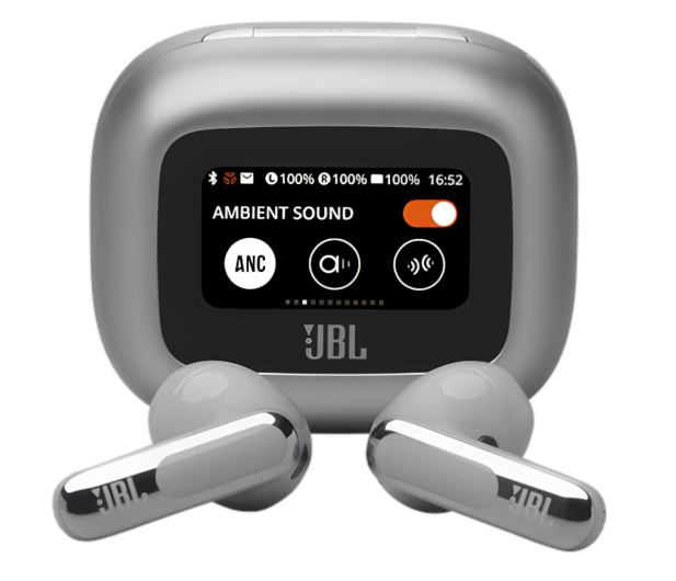 JBL LIVE FLEX 3 srebrne - 1263198 - zdjęcie